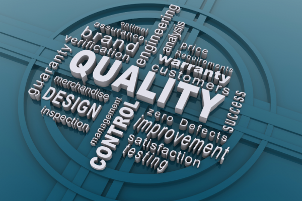 What role does real-time and historical data play in quality control?